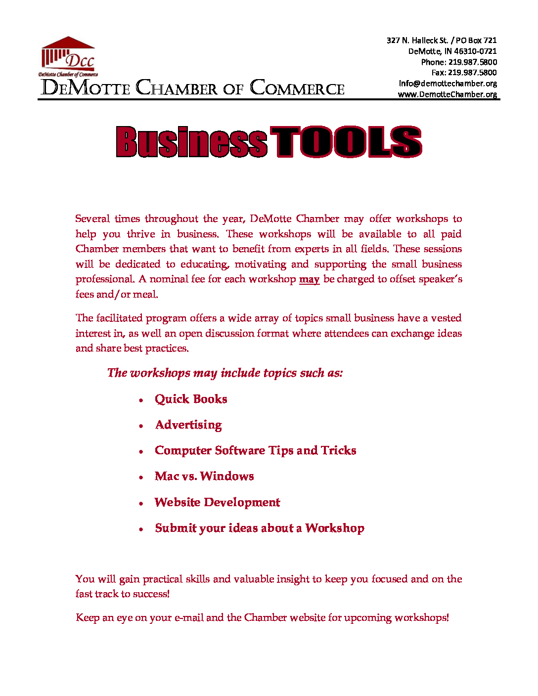 Business Tools